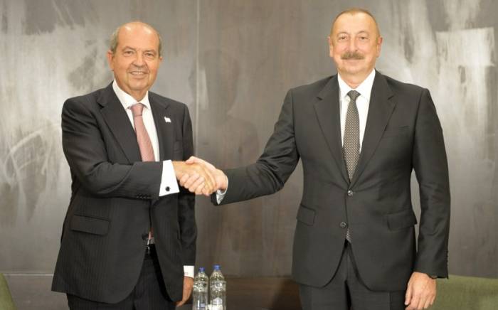 Президент Ильхам Алиев принял в Конье президента Турецкой Республики Северного Кипра
