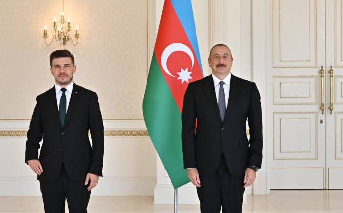 Президент Ильхам Алиев принял верительные грамоты посла Боснии и Герцеговины-ФОТО
