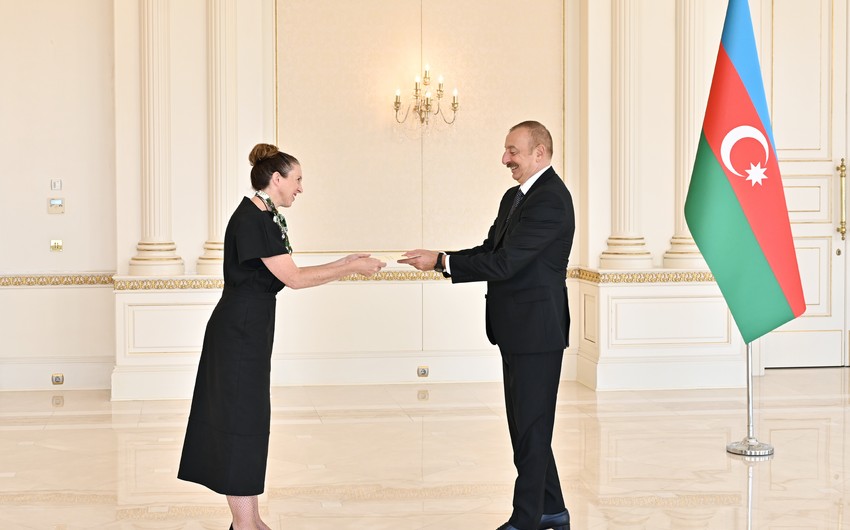 Президент Азербайджана принял верительные грамоты новоназначенного посла Новой Зеландии