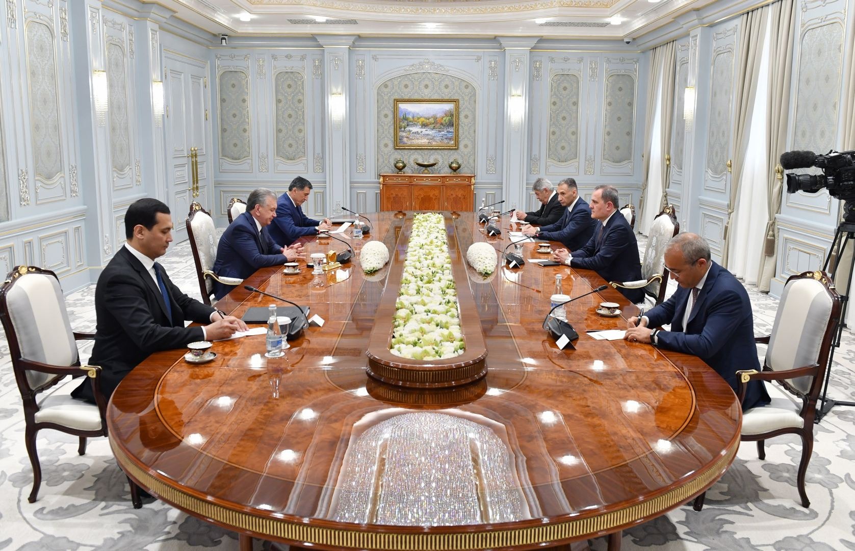 Президент Узбекистана принял азербайджанских министров -ФОТО
