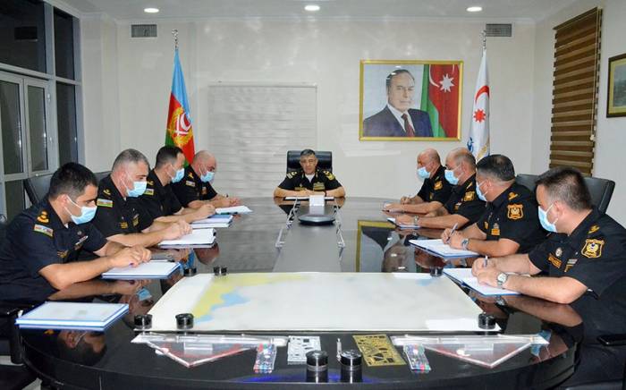 В ВМС Азербайджана проводятся командно-штабные учения -ФОТО -ВИДЕО

