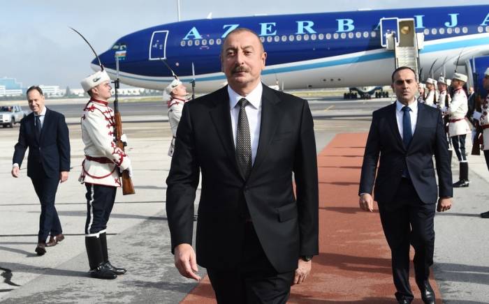 В Софии состоялась церемония официальной встречи Президента Ильхама Алиева
