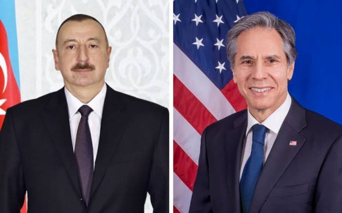 Госсекретарь США Энтони Блинкен позвонил президенту Ильхаму Алиеву
