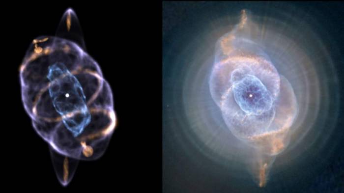 Астрономы обнаружили двойную звезду в центре туманности Кошачий глаз
