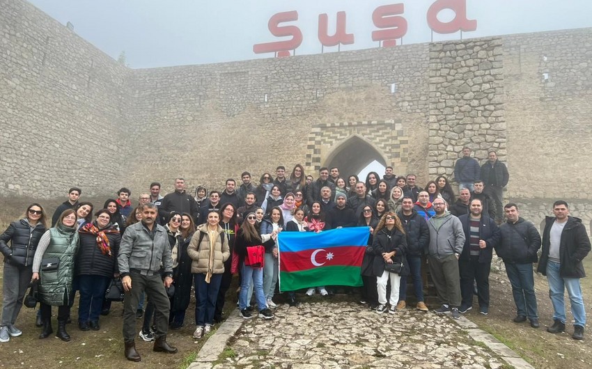 Азербайджанские сотрудники офиса UNDP посетили Шушу
