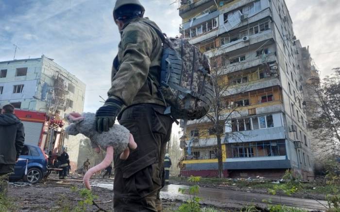 Посол Украины сравнил ракетный обстрел Запорожья с обстрелом Гянджи
