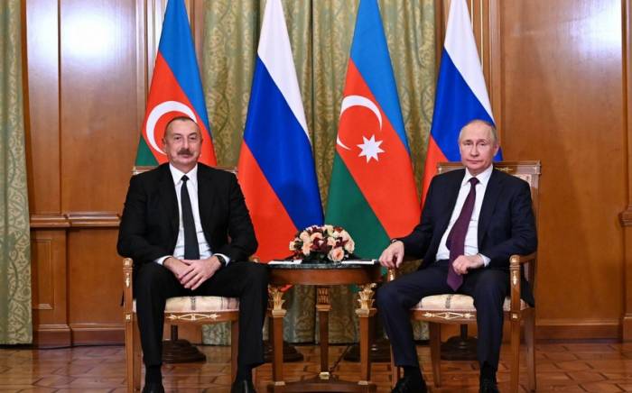 В Сочи началась встреча президентов Азербайджана и России -ФОТО
