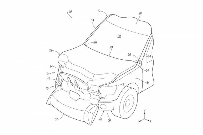 Ford запатентовал подушку безопасности для пешеходов
