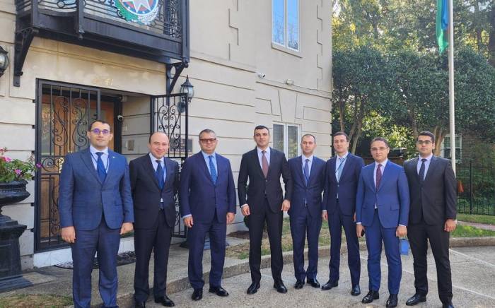Председатель ЦБА посетил посольство Азербайджана в США -ФОТО
