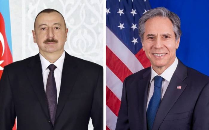 Блинкен позвонил Президенту Азербайджана Ильхаму Алиеву
