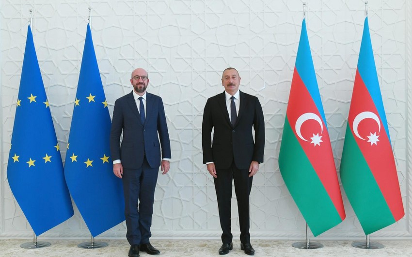 В Праге началась встреча президента Ильхама Алиева с президентом Совета ЕС