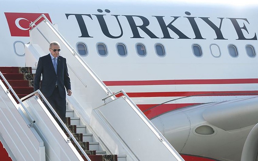 Сегодня президент Турции прибывает в Азербайджан с однодневным визитом