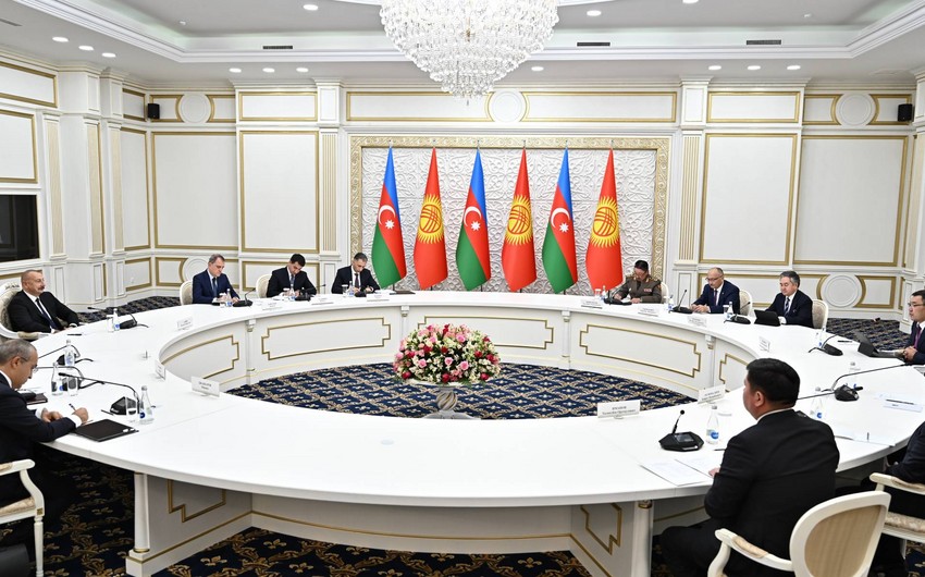 Состоялось заседание первого Межгосударственного совета между Азербайджаном и Кыргызстаном в узком формате
