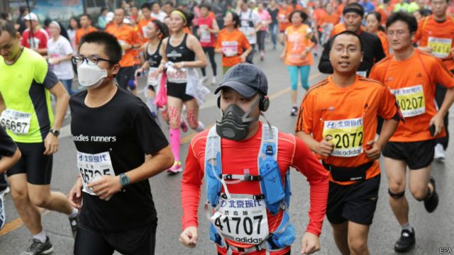 Пекинский марафон состоялся после двухлетнего перерыва
