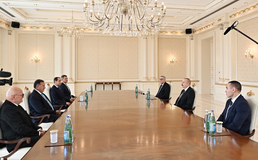 Президент Ильхам Алиев принял президента Европейских олимпийских комитетов