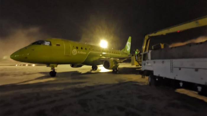 В российском аэропорту приземлился самолет с дырой в хвосте
