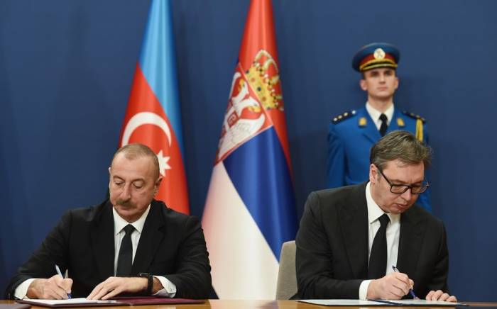 В Белграде подписаны азербайджано-сербские документы
