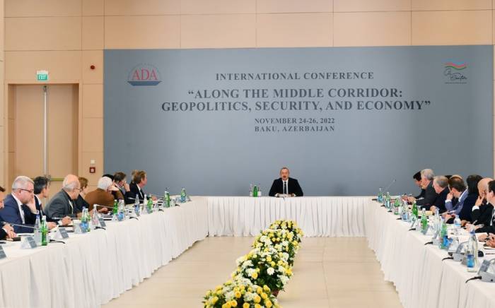 Президент принимает участие в международной конференции "Вдоль Среднего коридора: геополитика, безопасность и экономика" -ФОТО-ВИДЕО
