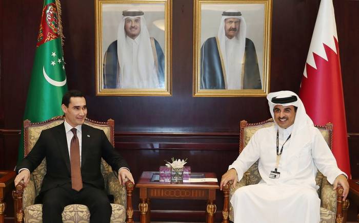 Президент Туркменистана и эмир Катара обсудили перспективы межгосударственного сотрудничества
