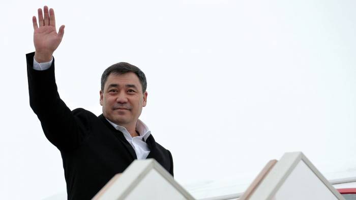 Садыр Жапаров вылетел в Санкт-Петербург
