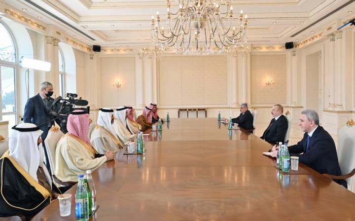 Президент Ильхам Алиев принял делегацию во главе с министром инвестиций Королевства Саудовская Аравия -ФОТО -ОБНОВЛЕНО