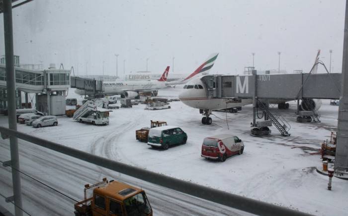 В аэропорту Мюнхена более 130 рейсов отменили из-за угрозы гололеда
