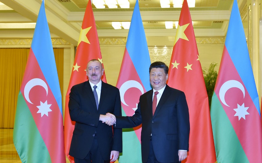Председатель КНР поздравил президента Азербайджана