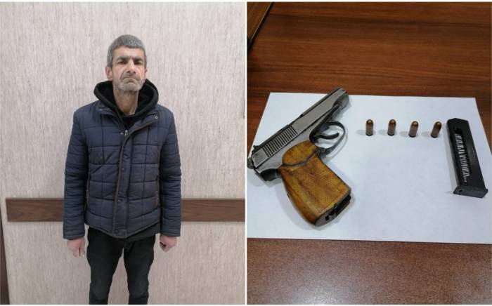 В Баку задержан мужчина, пытавшийся сбыть оружие
