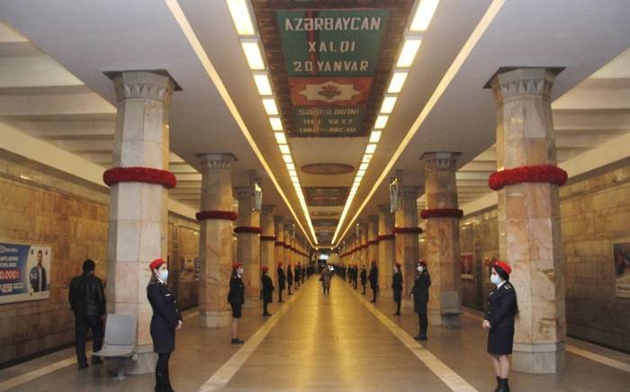 20 января некоторые станции Бакинского метрополитена перейдут на усиленный режим работы
