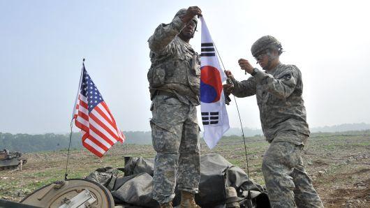 США и Южная Корея намерены расширить масштабы учений в текущем году
