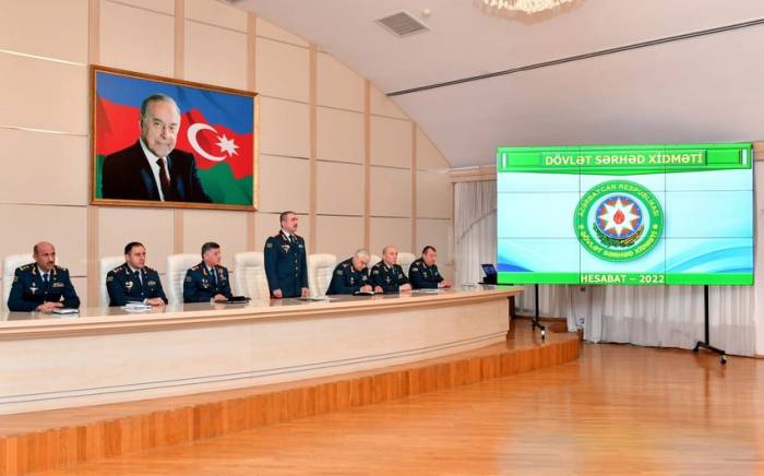 Начальник Госпогранслужбы Азербайджана отчитался об итогах 2022 года
