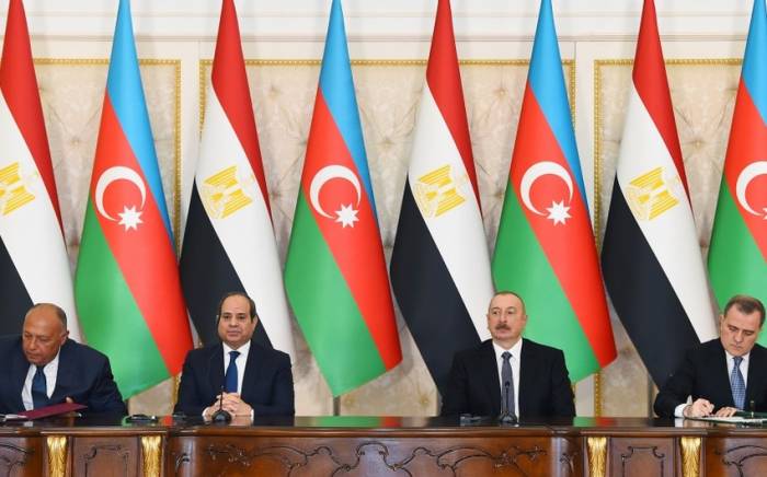 Состоялось подписание азербайджано-египетских документов
