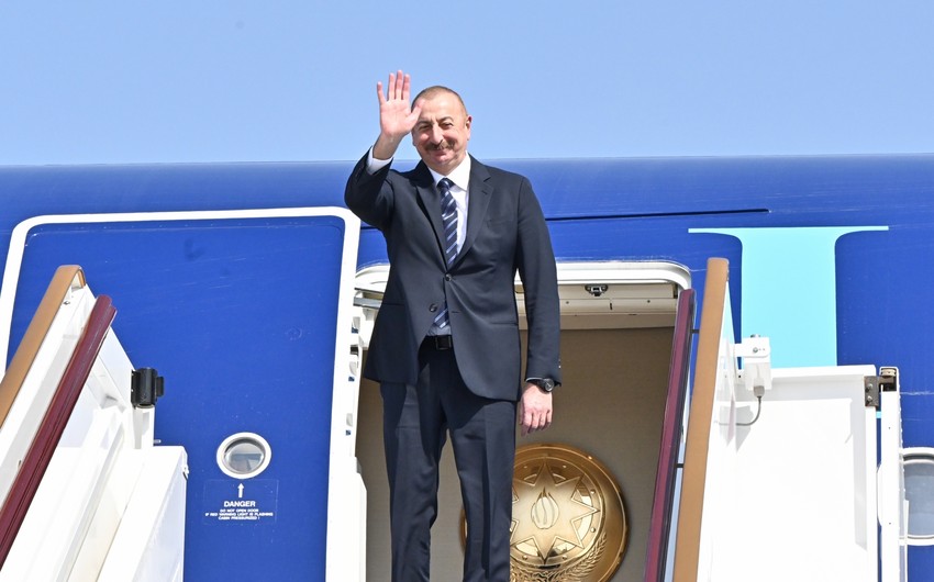 Завершился рабочий визит президента Ильхама Алиева в ОАЭ