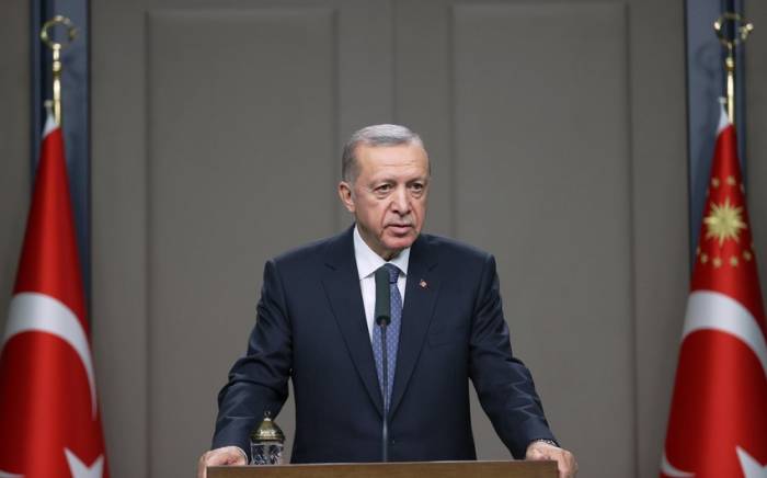 Эрдоган поблагодарил президента Азербайджана
