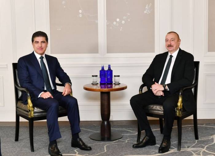 Президент Ильхам Алиев пригласил Нечирвана Барзани посетить Азербайджан -ФОТО

