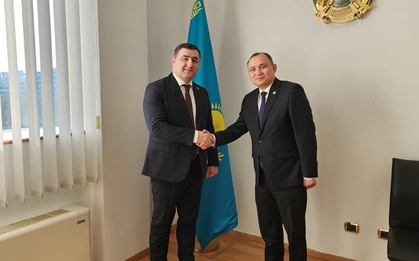 Посол Азербайджана в Казахстане встретился с заместителем главы МИД