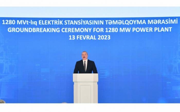 Cостоялась церемония закладки фундамента крупнейшей тепловой электростанции периода независимости Азербайджана -ФОТО -ОБНОВЛЕНО