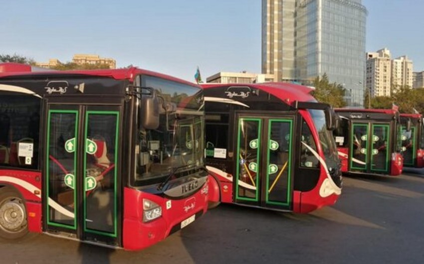 В Баку изменилась схема движения пяти маршрутных линий