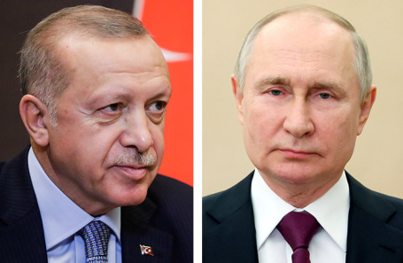 Эрдоган и Путин обсудили по телефону ситуацию в Украине

