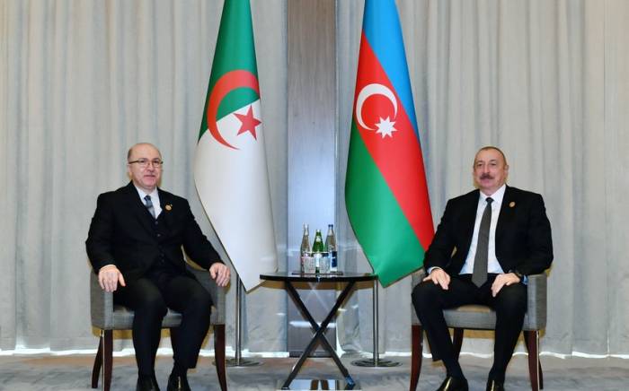 Президент Азербайджана Ильхам Алиев встретился с премьер-министром Алжира -ФОТО
