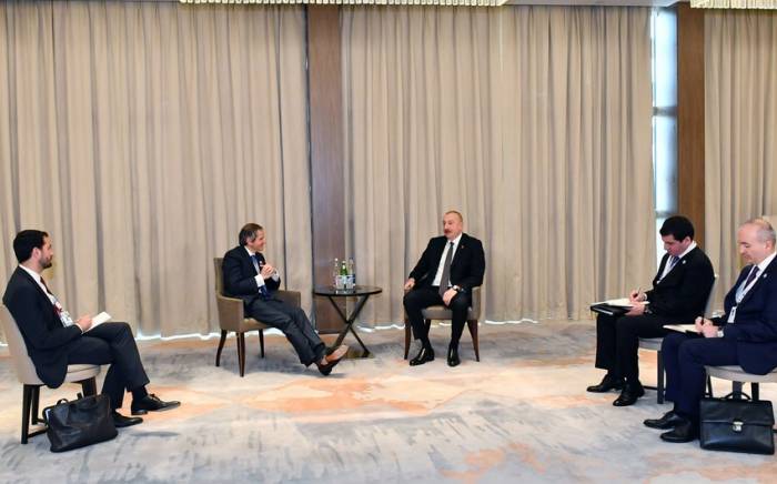 Президент Ильхам Алиев принял генерального директора МАГАТЭ -ФОТО
