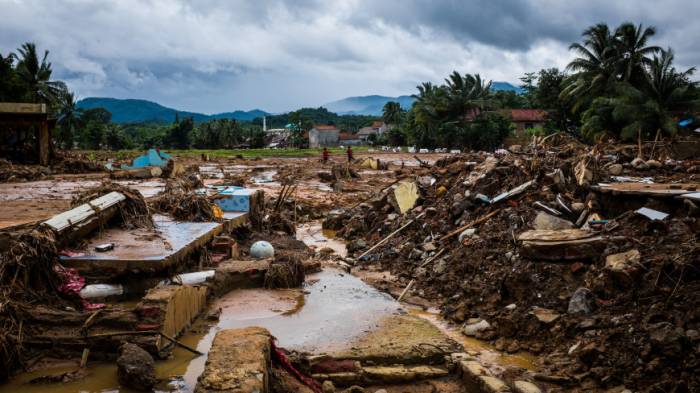 Число погибших из-за оползней на севере Индонезии достигло 33
