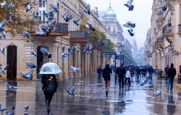 Завтра в Азербайджане ожидаются дожди
