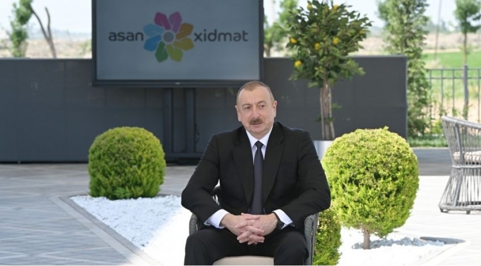 Президент Азербайджана: «ASAN xidmət» является образцом нашей интеллектуальной продукции
