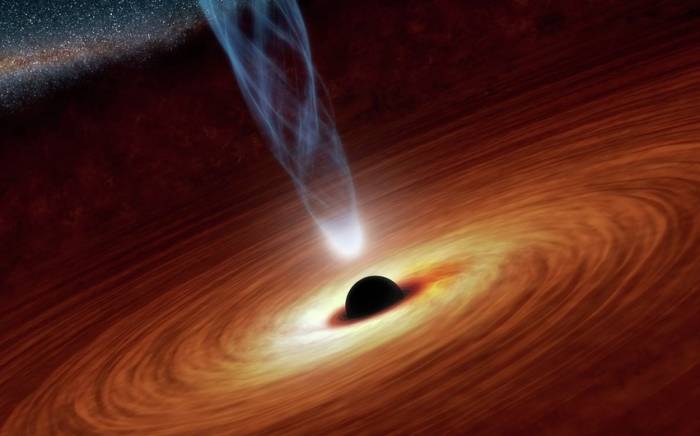 Астрономы впервые получили прямое изображение потока материи из черной дыры -ФОТО
