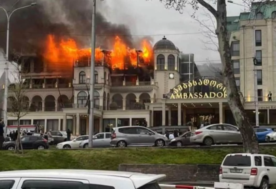 В Грузии задержан зломышленник, устроивший пожар в гостинице