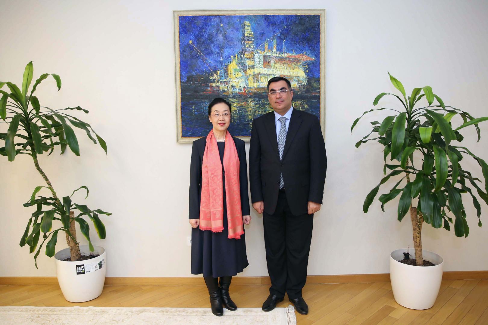Посол Китая посетила Бакинскую высшую школу нефти SOCAR