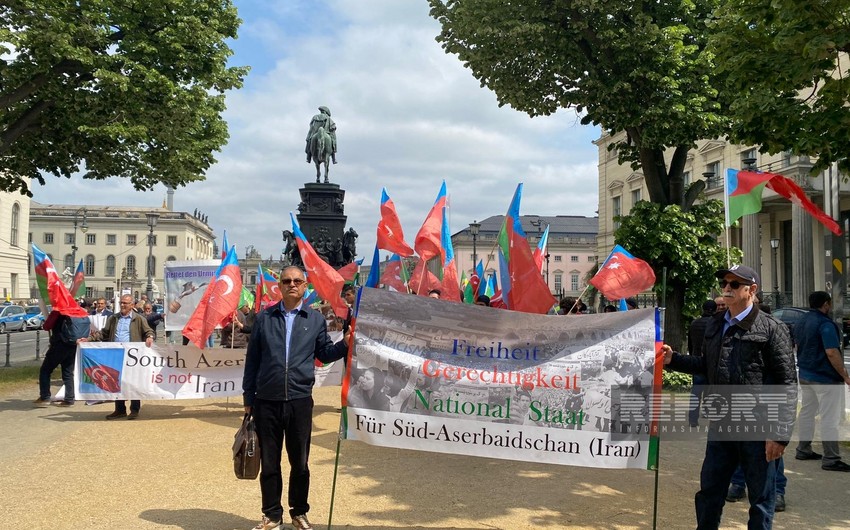 Выходцы из Южного Азербайджана приняли заявление по итогам акции в Берлине