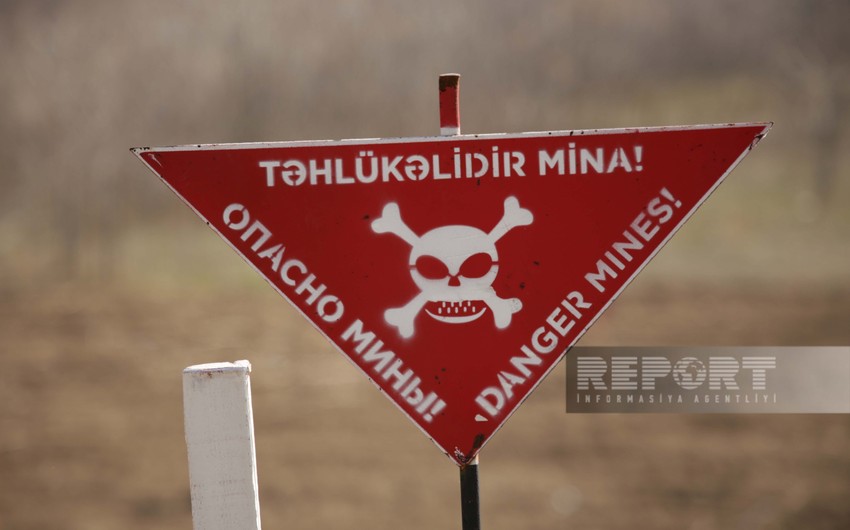 На освобожденных территориях Азербайджана обнаружена еще 31 мина
