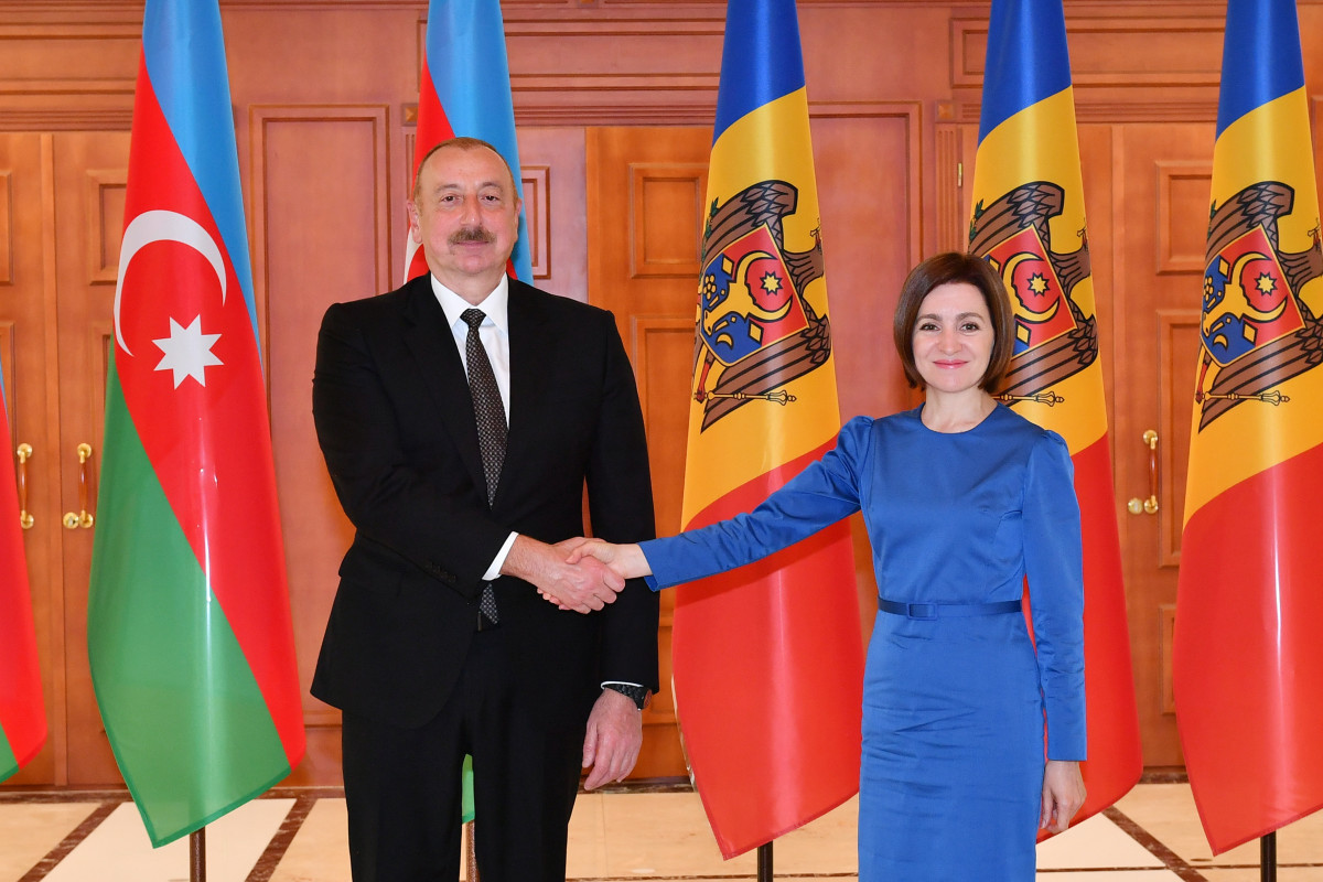 Ильхам Алиев встретился в Кишиневе с Майей Санду-ФОТО